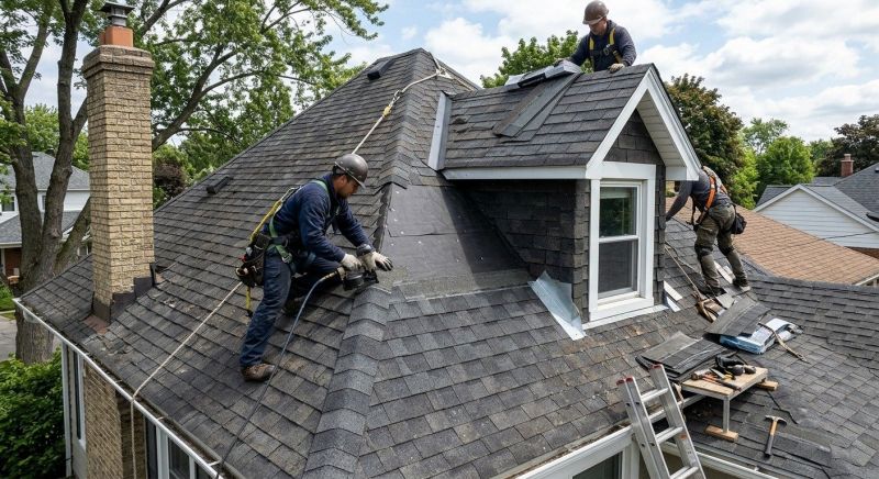 A Frame Roof Repair in Windsor, CO
