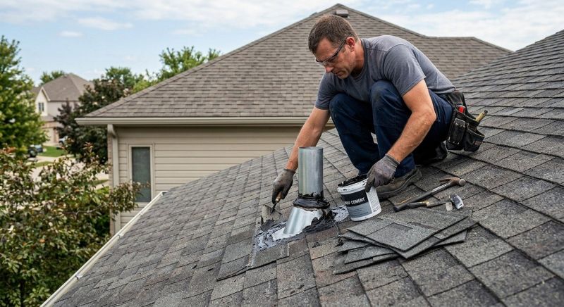 A Frame Roof Repair in Windsor, CO