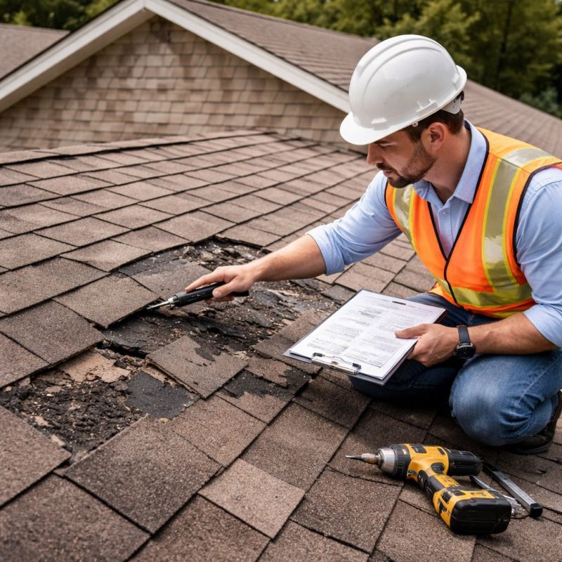 Asphalt Roof Inspection in Evans, CO