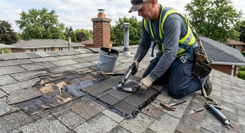 Asphalt Roof Leak Repair in Wellington, CO