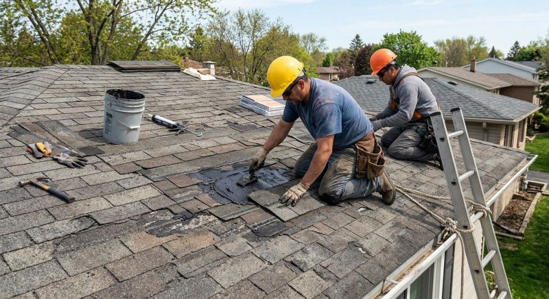 Asphalt Roof Repair in Evans, CO