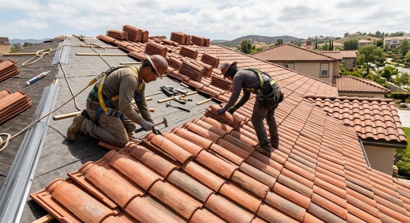 Barrel Tile Roof Installation in Windsor, CO