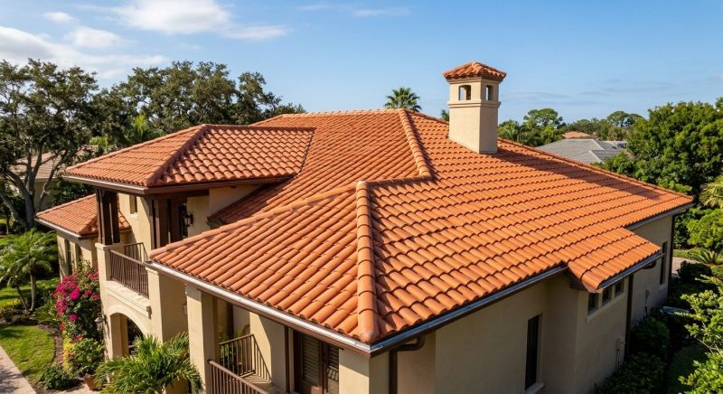 Barrel Tile Roof Installation in Windsor, CO