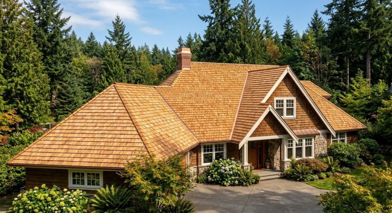 Cedar Roof Construction in Windsor, CO