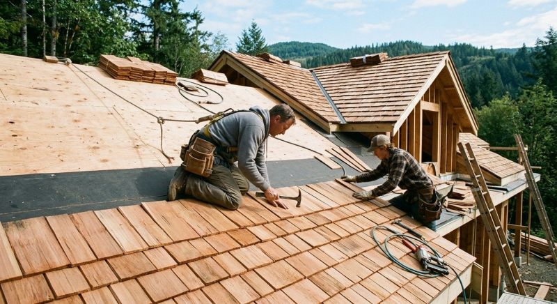 Cedar Roof Installation in Berthoud, CO