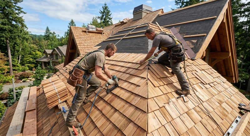Cedar Shake Roof Construction in Greeley, CO