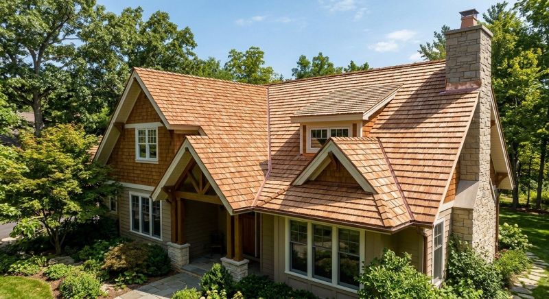 Cedar Shake Roof Construction in Larimer County, CO