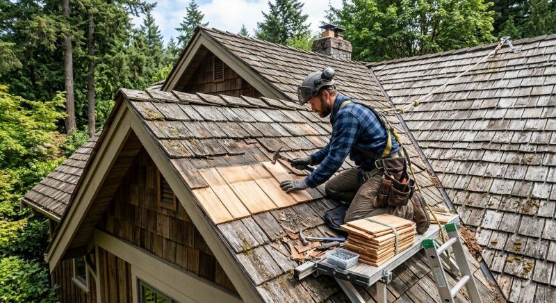 Cedar Shingles Repair in Berthoud, CO