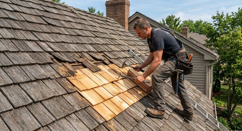 Cedar Shingles Repair in Wellington, CO