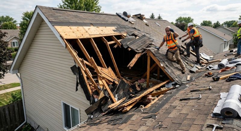 Collapsing Roof Repair in Windsor, CO