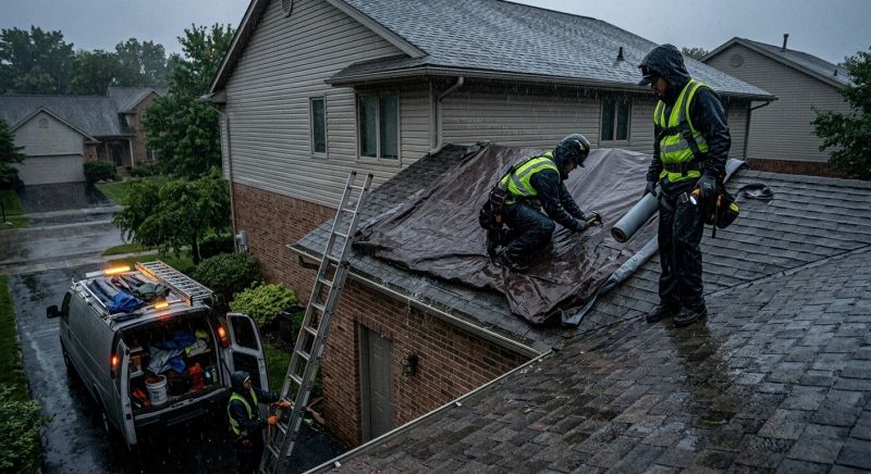 Collapsing Roof Repair in Windsor, CO