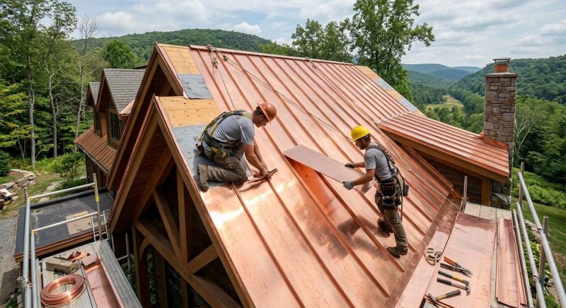 Copper Roof Installation in Windsor, CO