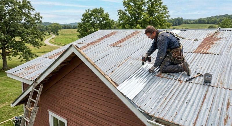 Corrugated Roof Repair in Timnath, CO