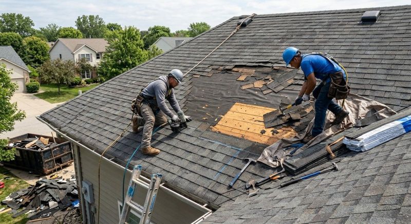 Damaged Roof Repair in Fort Collins, CO