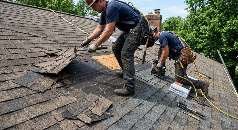 Damaged Roof Repair in Greeley, CO