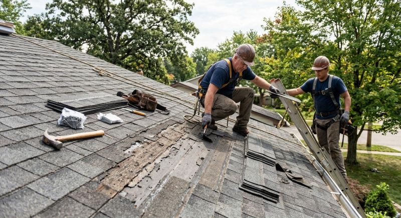 Damaged Roof Repair in Johnstown, CO
