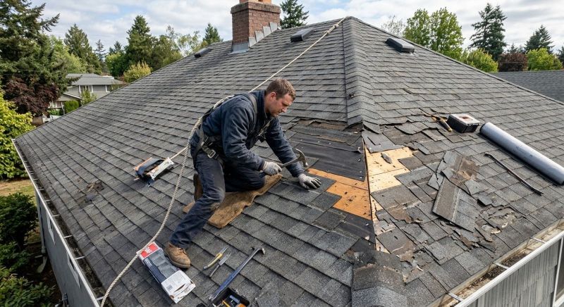 Damaged Roof Repair in Timnath, CO