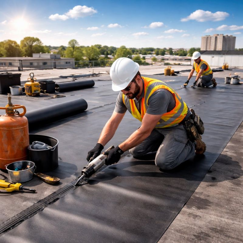 Epdm Roof Installation in Evans, CO