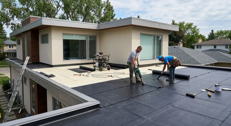 Flat Roof Construction in Windsor, CO