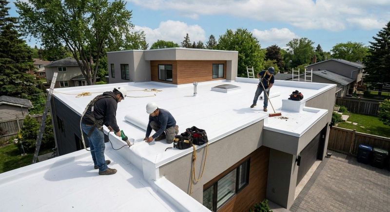 Flat Roof Installation in Evans, CO