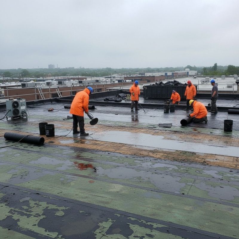 Flat Roof Repair in Evans, CO