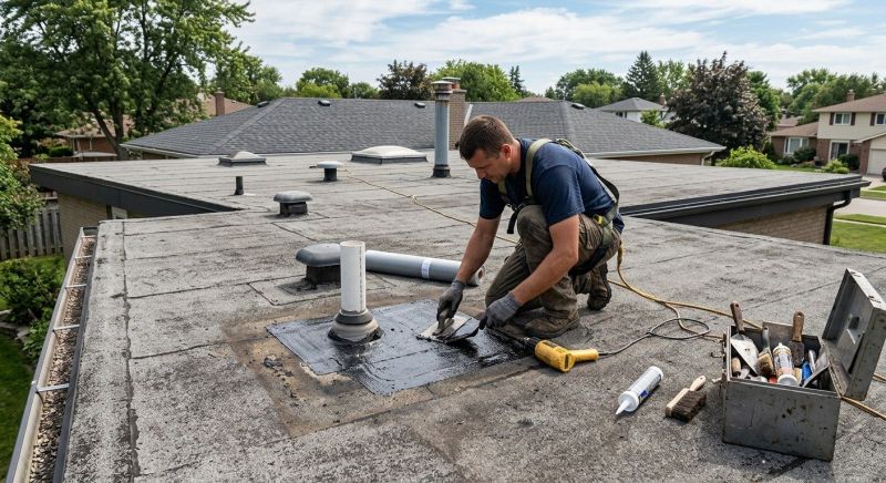 Flat Roof Repair in Windsor, CO
