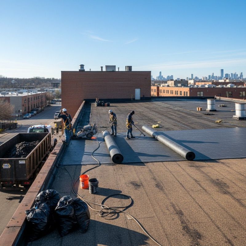 Flat Roof Replacement in Berthoud, CO