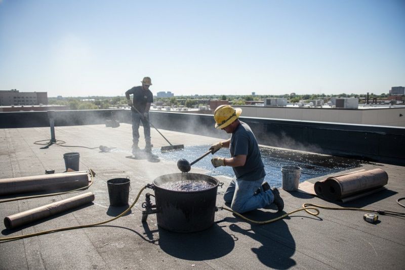 Flat Roof Tar Repair in Windsor, CO