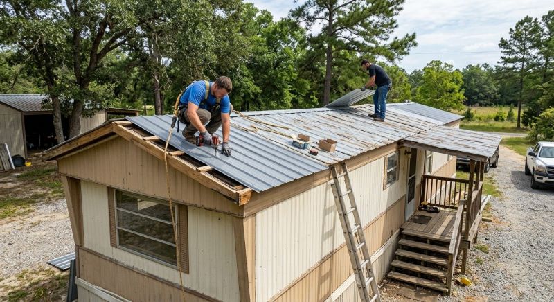 Galvanized Roof Repair in Windsor, CO