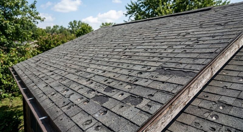 Hail Damage Roof Repair in Evans, CO