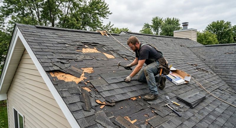 Hail Damage Roof Repair in Wellington, CO