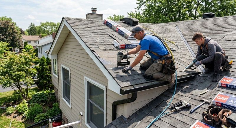 Hip Roof Shingle Replacement in Windsor, CO