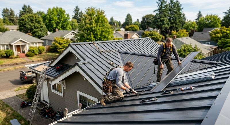 Metal Roof Leak Repair in Windsor, CO