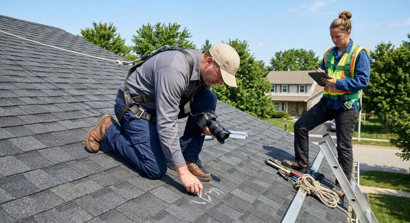 Roof Damage Inspection in Larimer County, CO