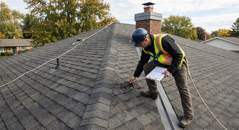 Roof Damage Inspection in Windsor, CO