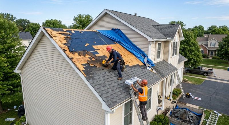 Roof Damage Restoration in Evans, CO