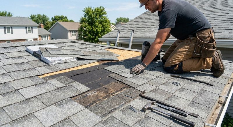 Roof Ridge Repair in Windsor, CO
