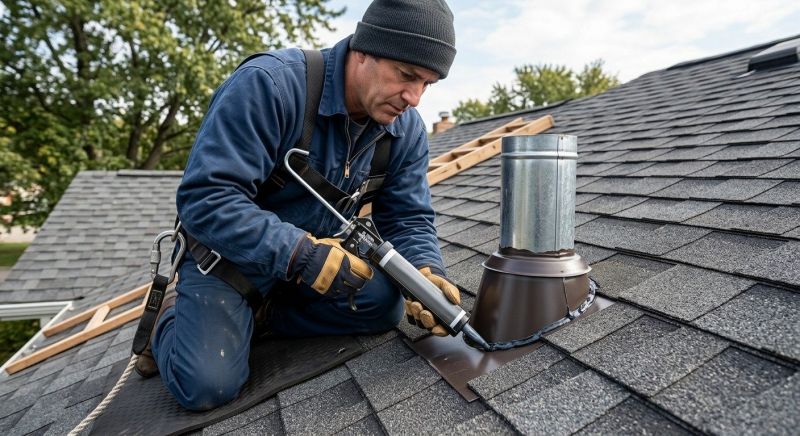 Roof Vent Flashing Repair in Windsor, CO