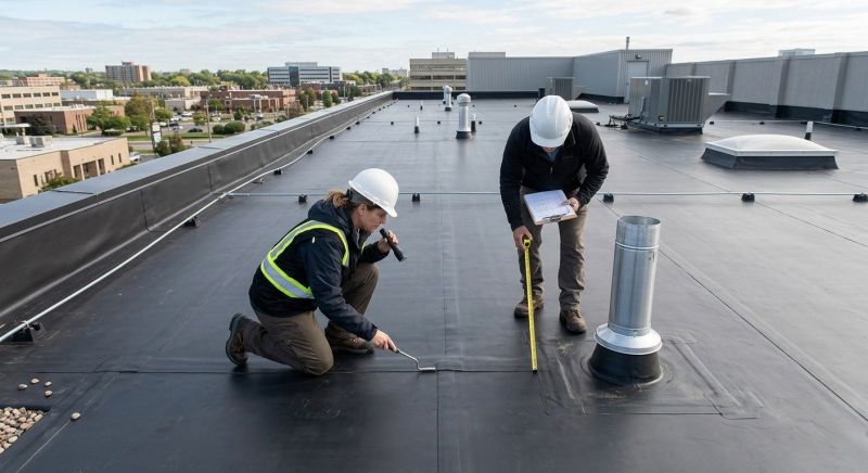 Rubber Roof Inspection in Windsor, CO