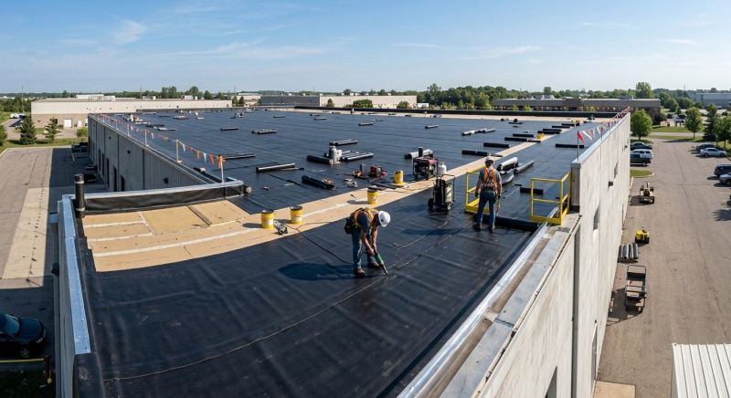 Rubber Roof Installation in Windsor, CO