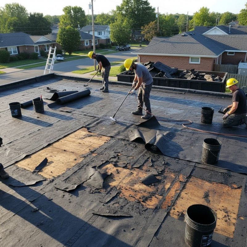 Rubber Roof Repair in Evans, CO