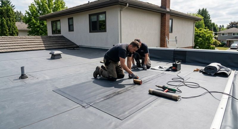 Rubber Roof Repair in Windsor, CO