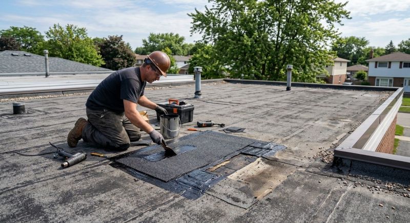 Rubber Roof Repair in Nunn, CO