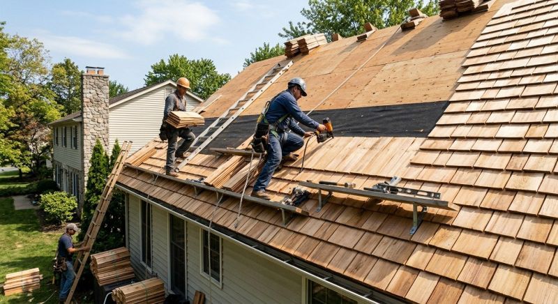 Shake Roof Replacement in Evans, CO