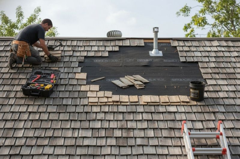 Shake Shingle Repair in Berthoud, CO