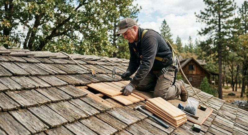 Shake Shingle Repair in Windsor, CO