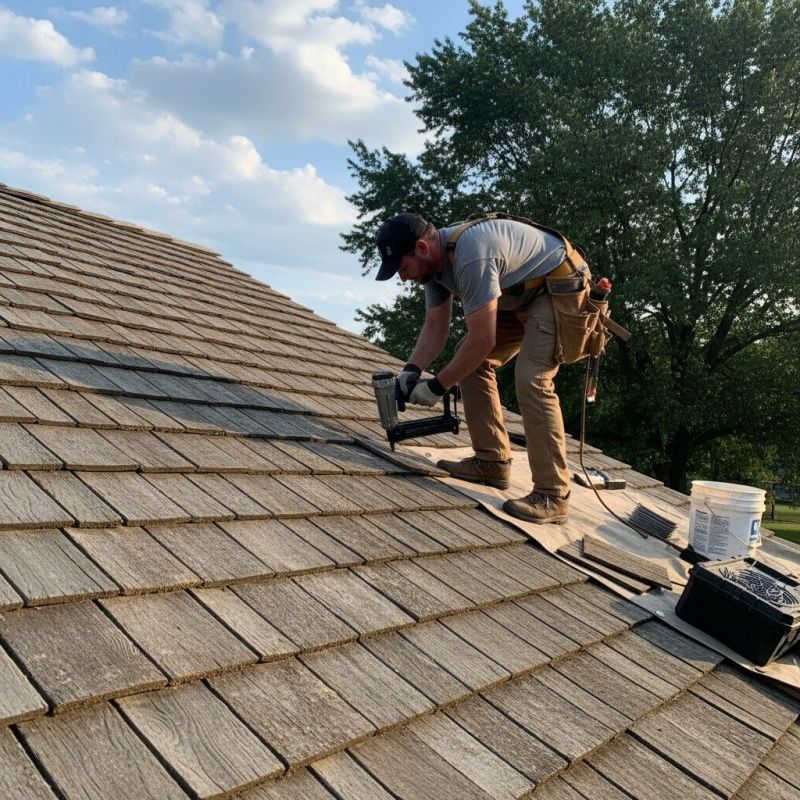 Shake Shingle Repair in Windsor, CO