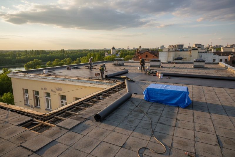 Single Ply Roof Replacement in Johnstown, CO