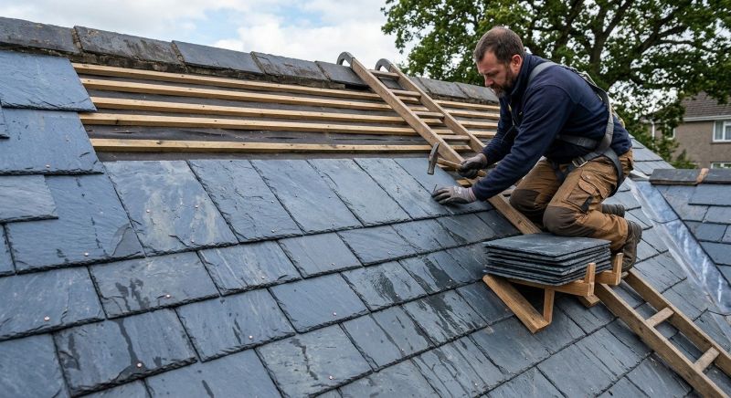 Slate Roof Installation in Wellington, CO