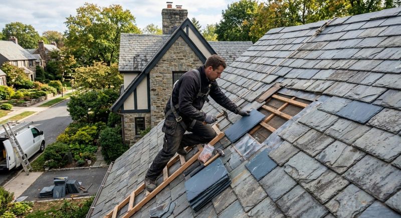 Slate Roof Repair in Windsor, CO